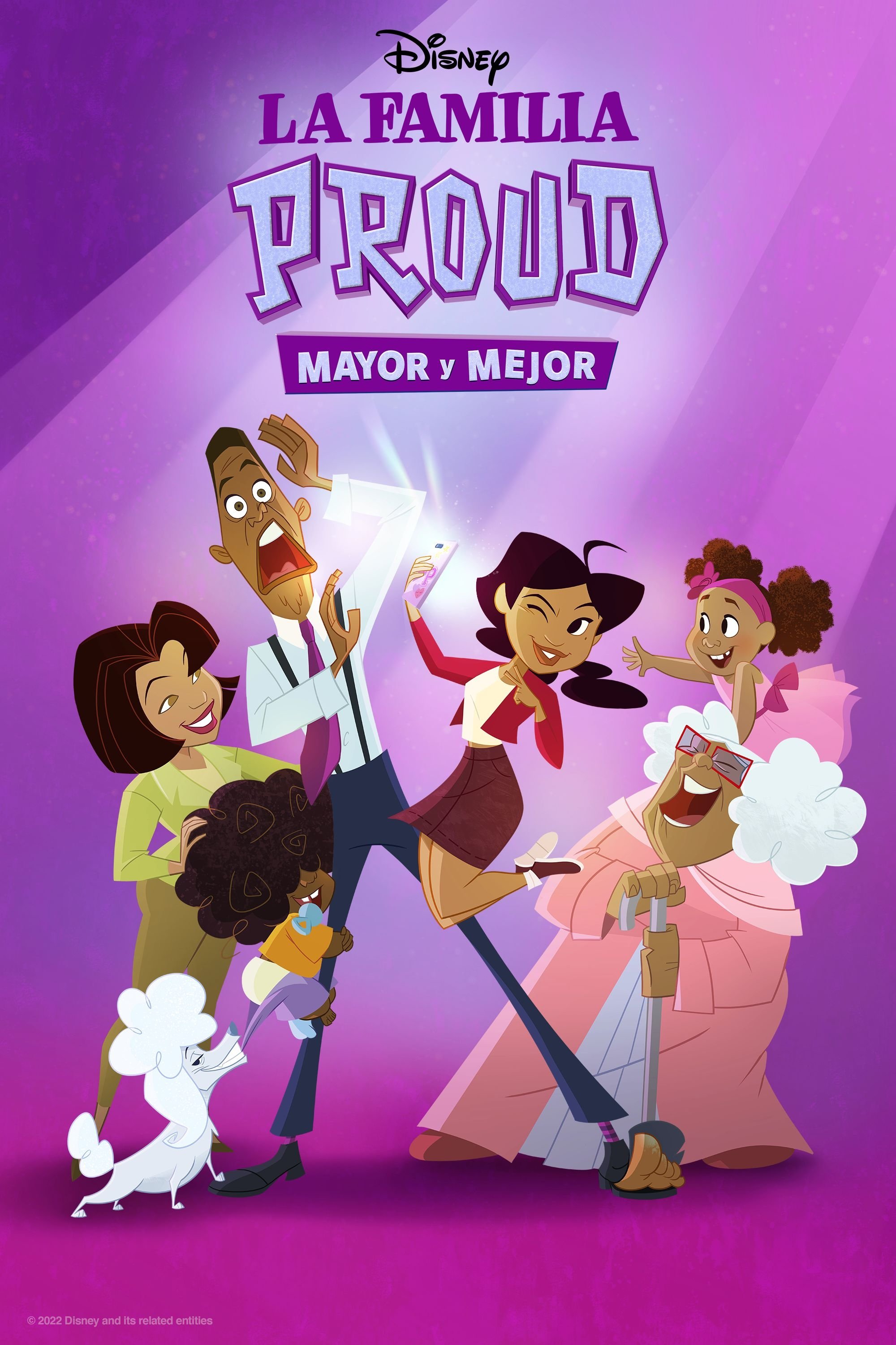 Poster Los Proud: Más ruidosos y orgullosos