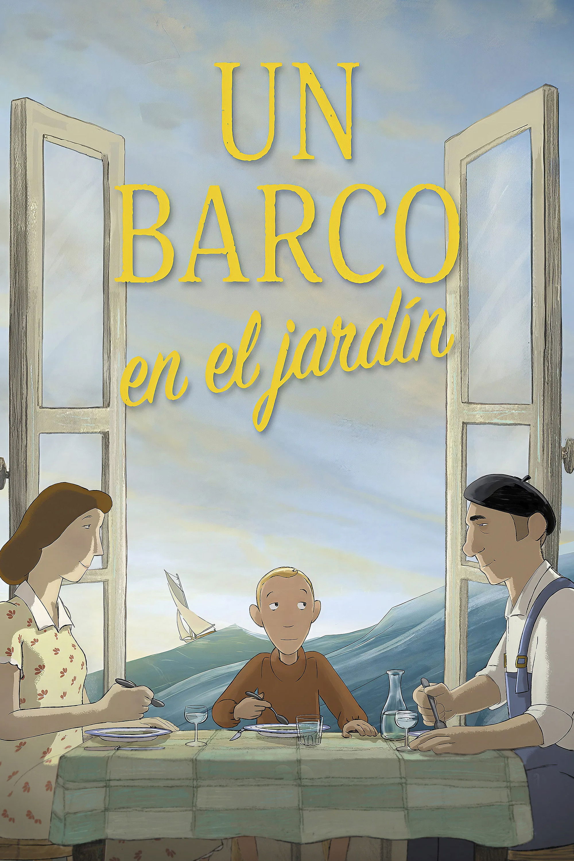 Un barco en el jardín